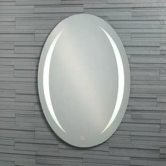 Purini Oval LED Mirror - Dimmable Touch Sensor Vanity Mirror - light mirror | LightMirror.in Purini Oval LED Mirror - Dimmable Touch Sensor Vanity Mirror - light mirror | LightMirror.in