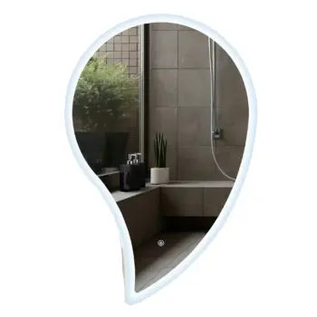 Raindrop Irregular 3-Color LED Mirror - Bathroom Mirror | LightMirror.in