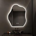 Samana Frosted Edge Irregular 3-Color LED Mirror