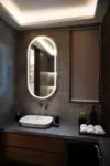 Senta Frameless Capsule 3-Color LED Mirror