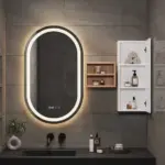 Senta Frameless Capsule 3-Color LED Mirror