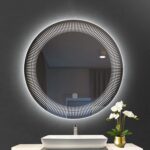 Sirius Round LED Bathroom Mirror (3 Color LEDs, Dimmable Touch)