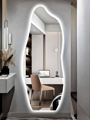 Sleek Design LED Mirror - Illuminated Bathroom & Living Room Wall Mirror