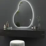 Starla Backlit Irregular 3-Color LED Mirror