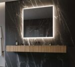 Taft Square LED Mirror | Dimmable Lighting