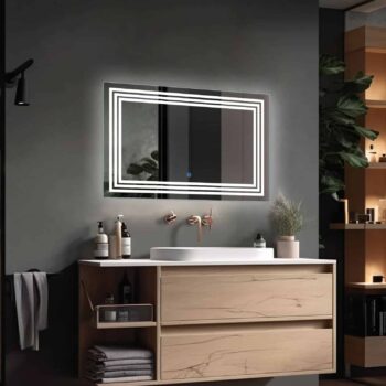 Crystal View LED Mirror | optional Light