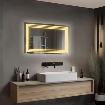 Trioconnectsunstrip Rectangularledbathroommirror Naturalwhitelight03 1.jpeg | LightMirror.in