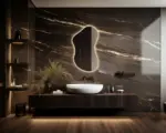 Wavy Irregular 3-Color LED Mirror