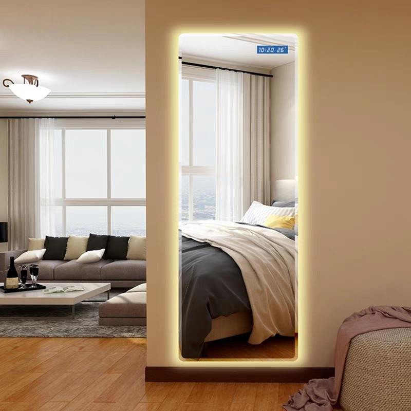 bed room led mirror hub