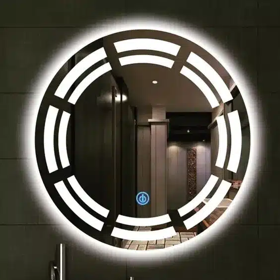 Zeba Round LED Mirror - Dimmable Vanity Mirror Zeba Round LED Mirror - Dimmable Vanity Mirror