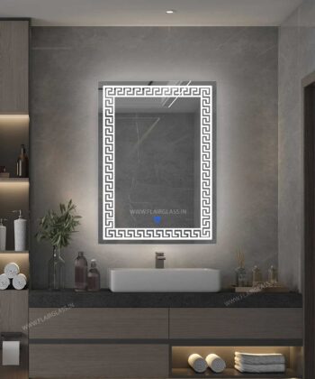 Zigzagconnectmoonglow Ledmirror Naturalwhitelight Rectangular01copy 1.jpeg | LightMirror.in