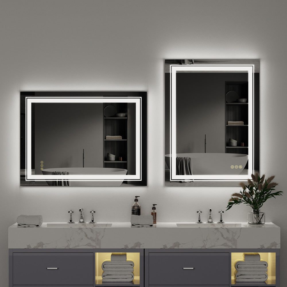 Wisfor LED Lighted Bathroom Mirror – Anti-Fog, Dimmable, and Touch Controls - Uncategorized | LightMirror.in Wisfor LED Lighted Bathroom Mirror – Anti-Fog, Dimmable, and Touch Controls - Uncategorized | LightMirror.in