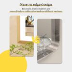 Gold Framed LED Bathroom Mirror – Anti-Fog, Dimmable, and Touch Controls