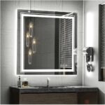 Frameless LED Lighted Bathroom Mirror – Dual Lighting, Anti-Fog, and Touch Controls