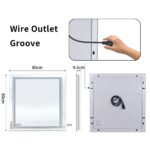 Lumina Glow RGB Backlit Front Lighted Mirror with Anti-Fog and Touch Controls