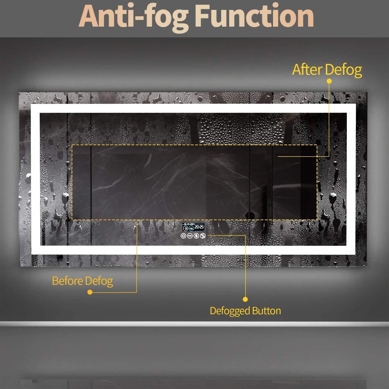 Smart LED Bathroom Mirror with Bluetooth Speaker, Anti-Fog, and Dimmable Lighting - Uncategorized | LightMirror.in Smart LED Bathroom Mirror with Bluetooth Speaker, Anti-Fog, and Dimmable Lighting - Uncategorized | LightMirror.in