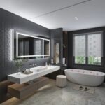 Wisfor LED Lighted Bathroom Mirror – Anti-Fog, Dimmable, and Touch Controls