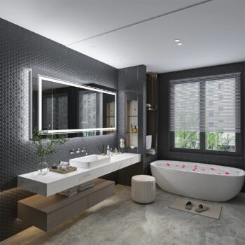 Wisfor LED Lighted Bathroom Mirror โ Anti-Fog, Dimmable, and Touch Controls - Uncategorized | LightMirror.in
