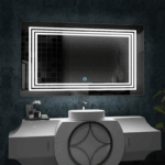 Crystal View LED Mirror | optional Light