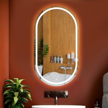 Oval LED Capsule Mirror