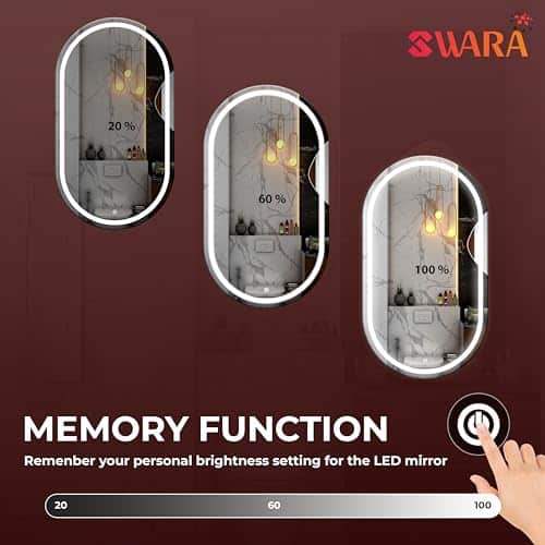 Adjustable Brightness LED Bathroom Mirror | Touch Control - Uncategorized | LightMirror.in Adjustable Brightness LED Bathroom Mirror | Touch Control - Uncategorized | LightMirror.in