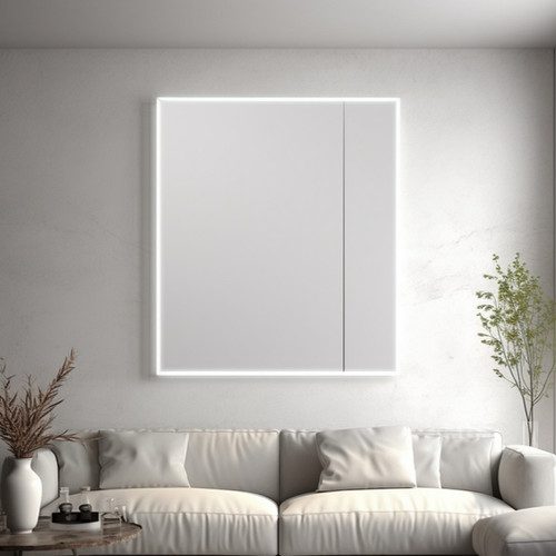 Frameless Rectangle LED Bathroom Mirror - Uncategorized | LightMirror.in Frameless Rectangle LED Bathroom Mirror - Uncategorized | LightMirror.in