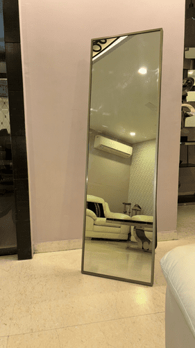 Rectangle Cheval Mirror | Aluminum Frame - Uncategorized | LightMirror.in
