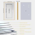 Gold Framed LED Bathroom Mirror – Anti-Fog, Dimmable, and Touch Controls