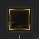 Warm Glow LED Mirror