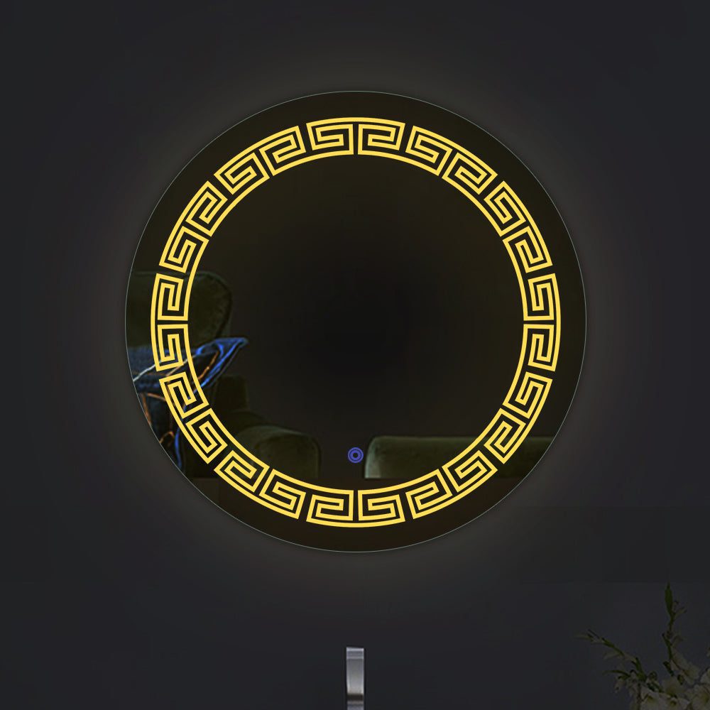Customizable Glow LED Mirror | Belgium Glass | Touch Sensor Customizable Glow LED Mirror | Belgium Glass | Touch Sensor