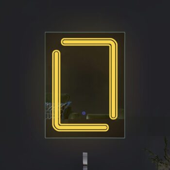 Artisan Crafted Belgium Glass LED Mirror | Touch Control